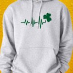 Shamrock Pulse – Hoodie - Sport Grey