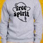 Free Spirit – Crewneck - Sport Grey