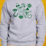 Lucky Night – Crewneck - Sport Grey