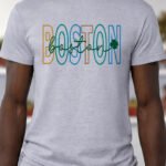 Boston Green Spirit – T-Shirt - Sport Grey