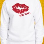 Lip Drip – Crewneck - White