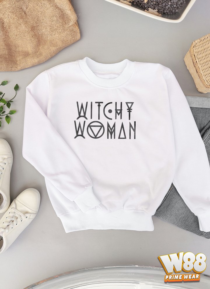 Witch Woman – Crewneck 1 occult symbols