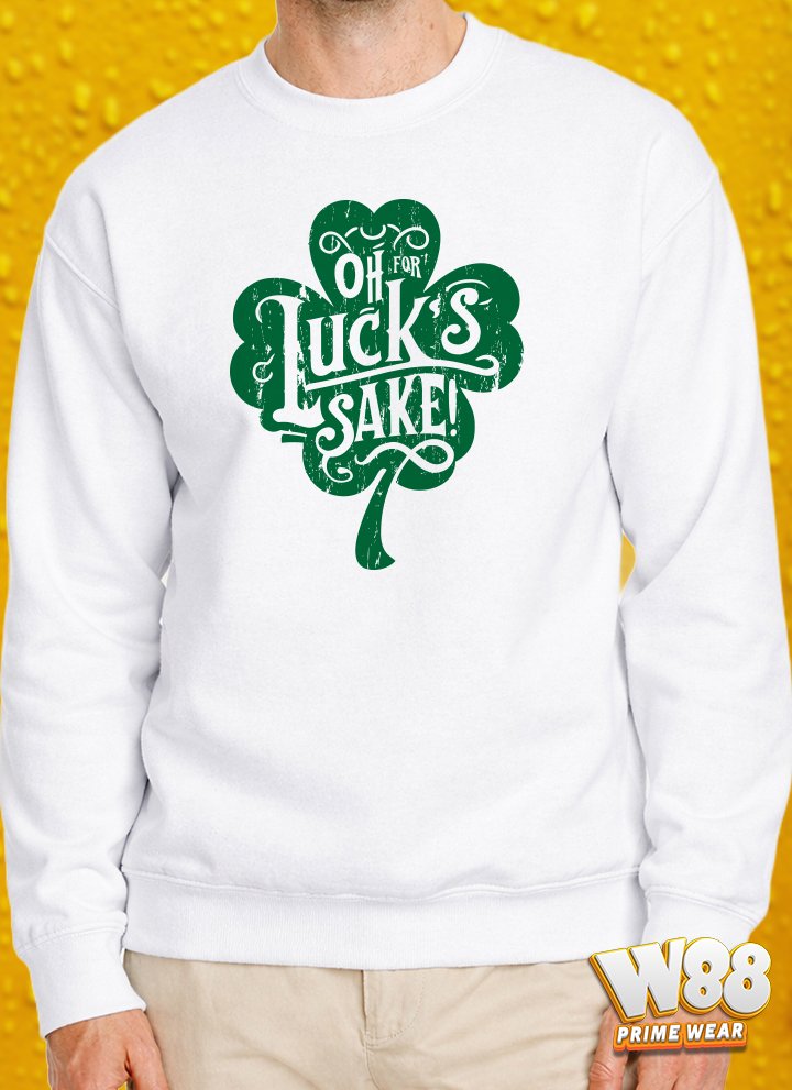 Oh For Lucky’s Sake – Crewneck 2 Oh For Lucky’s Sake – Crewneck - Image 2