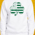 Shamrock Nation – Crewneck - White