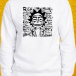 Rebel Scientist – Crewneck - White