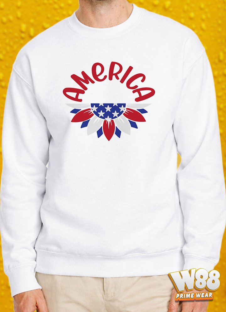 America Blossom – Crewneck 2 America Blossom – Crewneck - Image 2