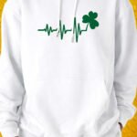 Shamrock Pulse – Hoodie - White