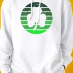 Green Luck – Hoodie - White