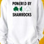 Power By Shamrocks - Hoodie - White