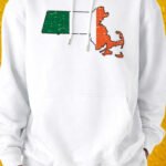 Lucky Bay State - Hoodie - White
