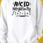 Avoid Negativity - Hoodie - White
