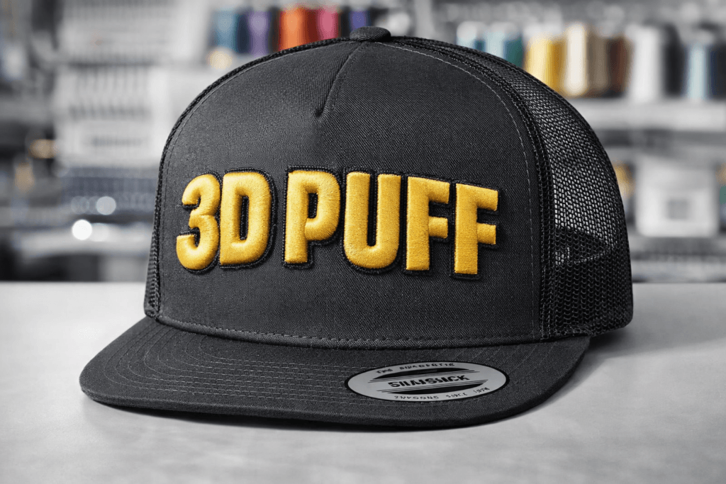 3D puff embroidery