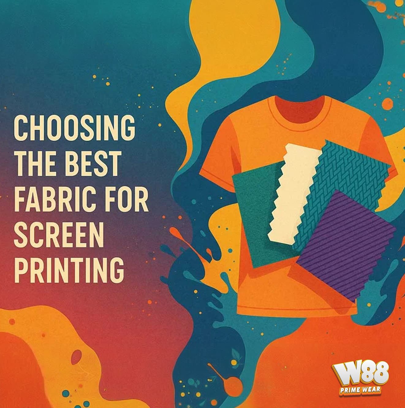 best fabric for screen printing
