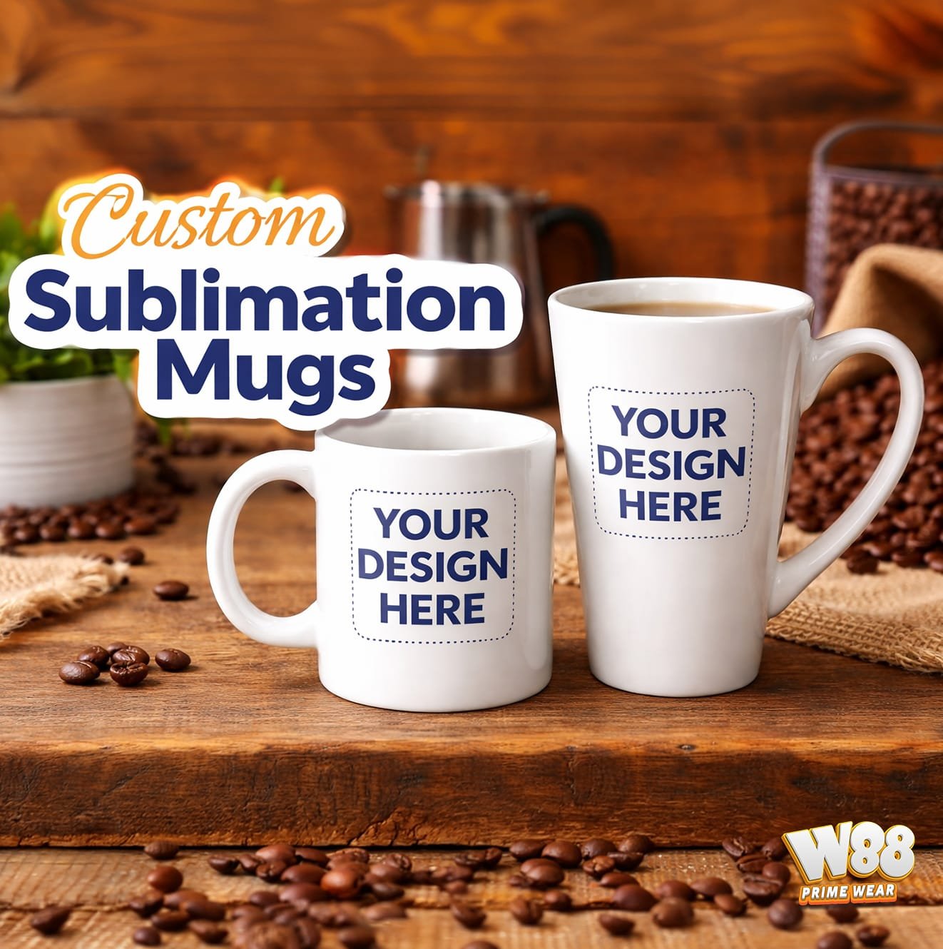 custom sublimation mugs