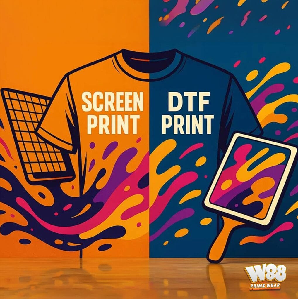 Screen Print vs DTF