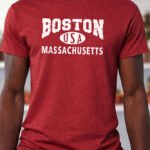Boston Classic – T-Shirt - Antique Cherry Red