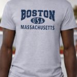 Boston Classic – T-Shirt - Sport Grey
