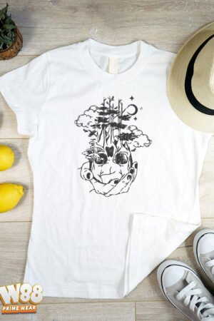 mystical forest skull