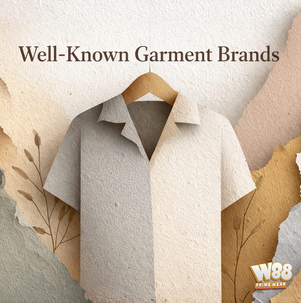 well-known garment brands