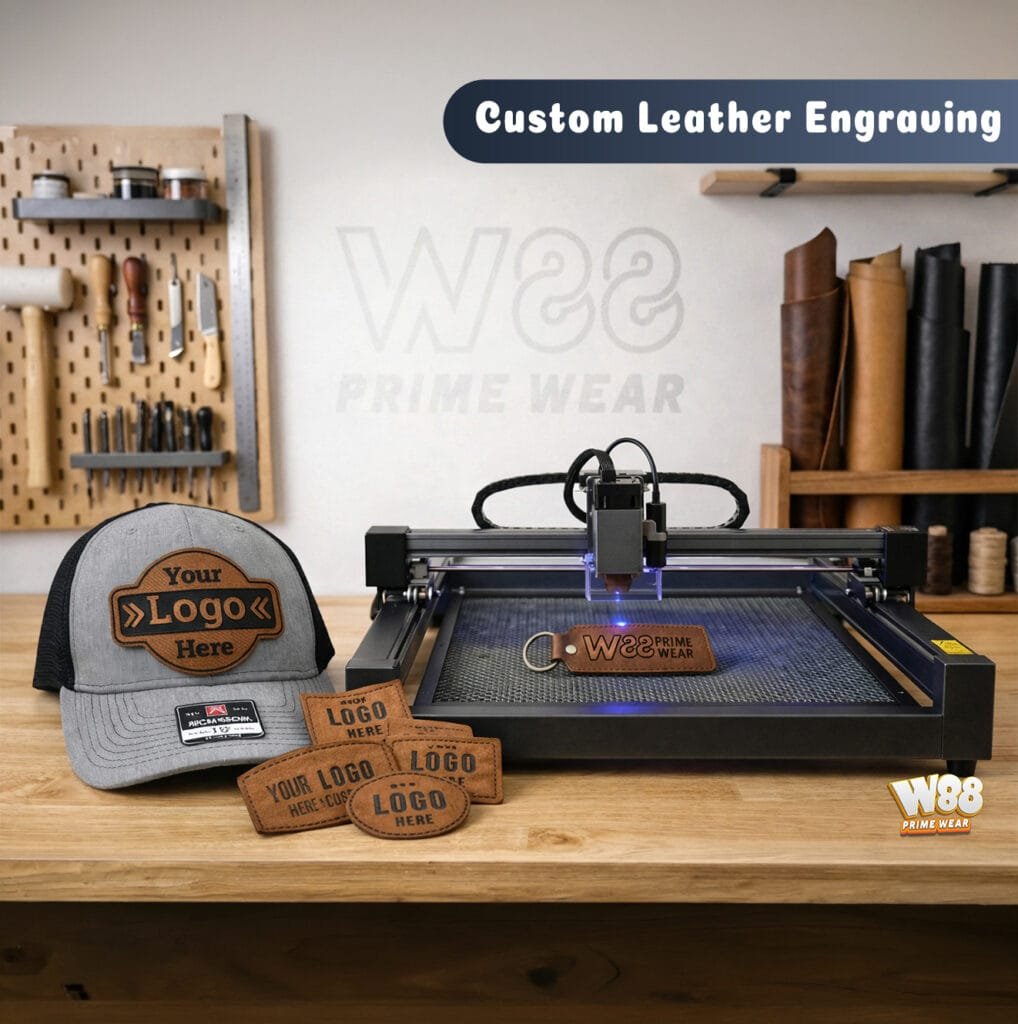 custom leather engraving