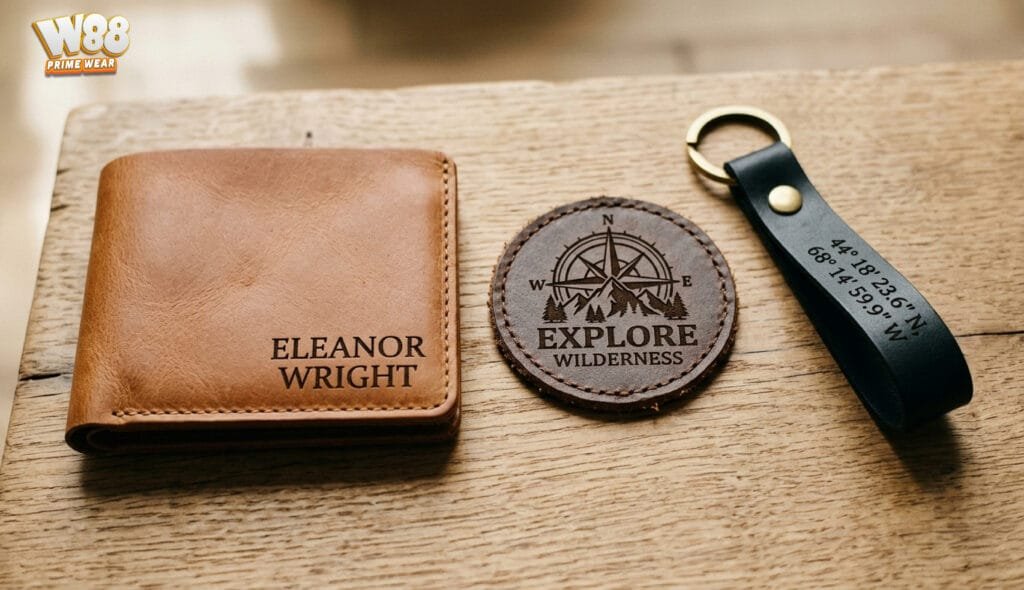 custom leather engraving