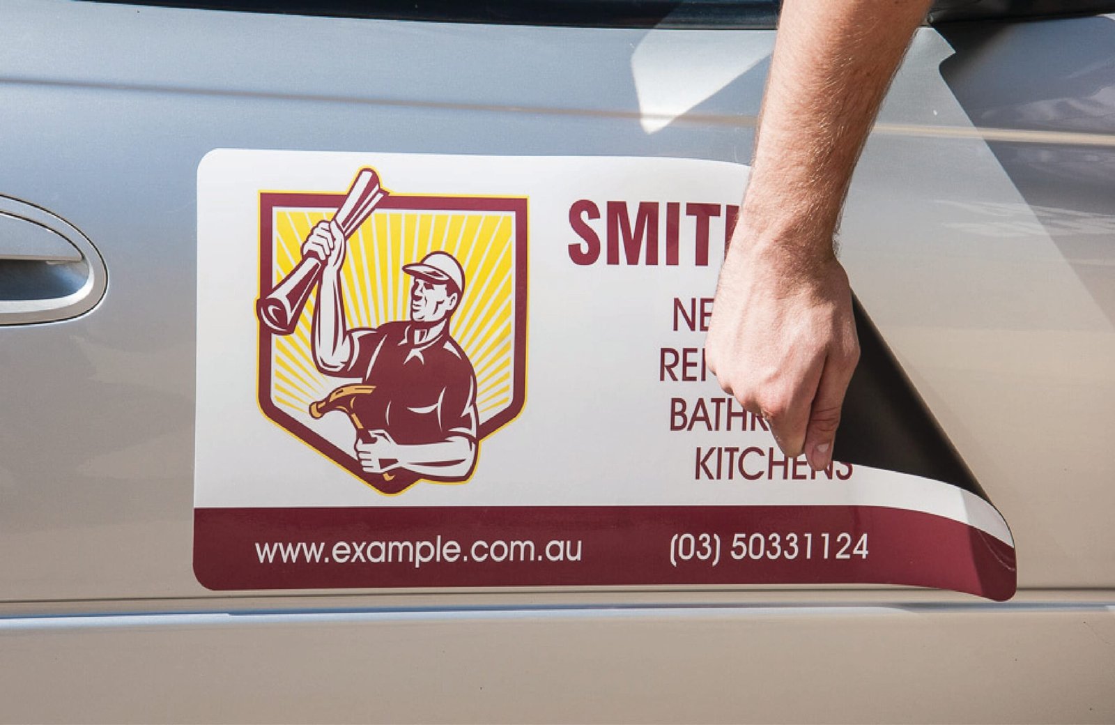 Custom signs, vehicle lettering, decals, and yard signs for local businesses